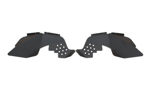 Jeep Wrangler Unlimited JKU Inner Fender Kit - Front + Rear - Fishbone Offroad - Aluminum - Black - `07-`18